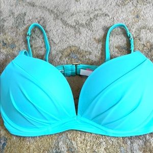 Victoria’s Secret,34D,Swimwear Top, Gorgeous Aqua Color! Never Been Worn